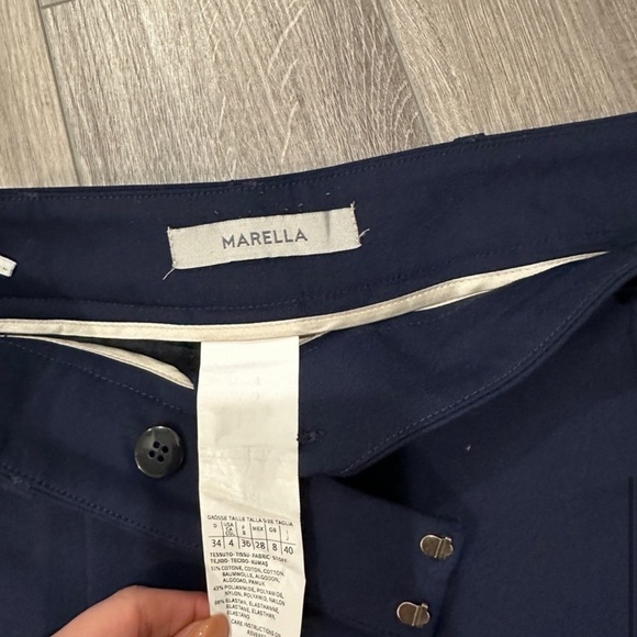 MARELLA Women’s Navy Pants | Size 4 US | Trousers - Picture 5 of 11